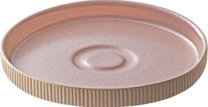 Playground Underfat Nara relief; 15x2.5 cm (ØxH); Rosé; Rund; 6 Styck / Förpackning