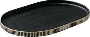 Playground Fat Nara relief; 30x20x2.4 cm (LxBxH); Svart/Vit; 6 Styck / Förpackning
