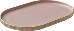 Playground Fat Nara relief; 30x20x2.4 cm (LxBxH); Rosé; 6 Styck / Förpackning