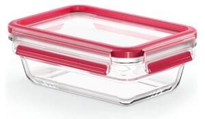 Tefal - Matlåda 0,7 l MSEAL GLASS röd/glas