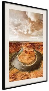 Inramad Poster / Tavla - Colorado River - 20x30 Svart ram