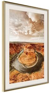 Inramad Poster / Tavla - Colorado River - 20x30 Svart ram