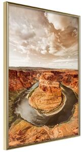 Inramad Poster / Tavla - Colorado River - 40x60 Guldram