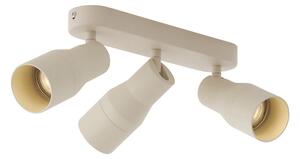 Rund takspotlight beige GU10 50 mm 3-ljus - Stanley