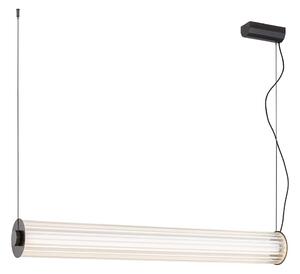 Argon 8628 - LED ljuskrona med textilsladd HAMPTON LED/60W/230V 3000K 80 cm svart