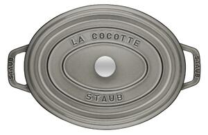 Staub La Cocotte Gryta 27 cm, Oval, Grafitgrå, Gjutjärn