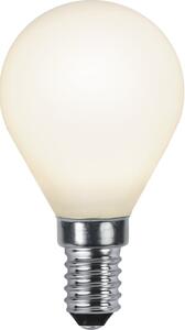 Filament-LED E14 klotlampa opal, 4.7W(40W)