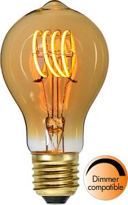 LED-lampa E27 normal Decoled Spiral Amber, 2.5W dimbar