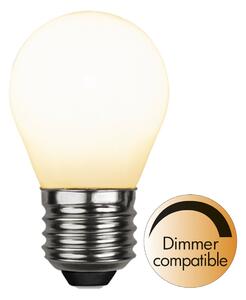 Filament-LED E27 klotlampa opal, 5W(40W) dimbar