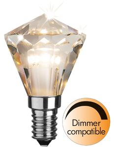 LED-lampa E14 klotlampa Diamond, 3W dimbar