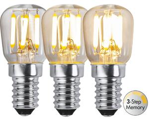 LED-lampa E14 päronlampa Clear3-stegsdimmerMemory, 2.5W(25W)
