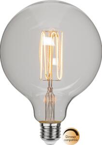 LED-lampa E27 glob 125mm Decoled Grace Clear 3,8W dimbar
