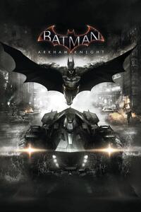 Konsttryck Batman Arkham Knight - Batmobile, (26.7 x 40 cm)