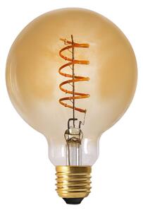 Elect Spiral LED E27 Fil Globe Gold 95mm 3W, Dimbar