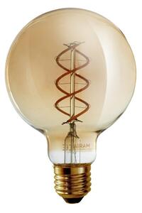 Airam Filament LED glob 95mm Amber spiral dimbar 2200K 4,9W E27 400lm