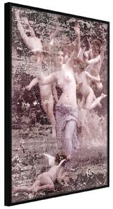 Inramad Poster / Tavla - Angels in Love - 20x30 Svart ram