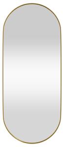 Väggmonterad spegel guld 25x60 cm ovan