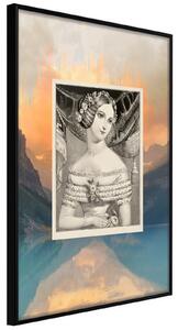 Inramad Poster / Tavla - Beauty from Centuries Ago - 20x30 Guldram med passepartout
