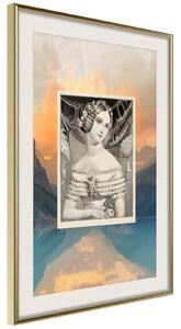 Inramad Poster / Tavla - Beauty from Centuries Ago - 20x30 Guldram