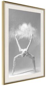 Inramad Poster / Tavla - Beauty of the Human Body I - 20x30 Guldram med passepartout