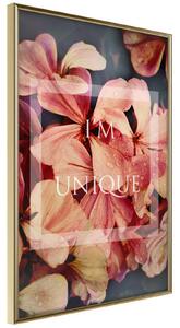 Inramad Poster / Tavla - Believe It - 20x30 Guldram
