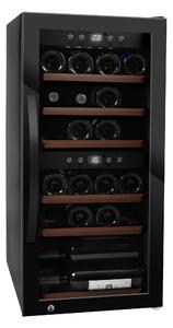 Fristående vinkyl - WineExpert 24 Fullglass Black