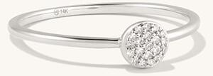 58:DAYS - Ring, gnistrande stenar, Silver