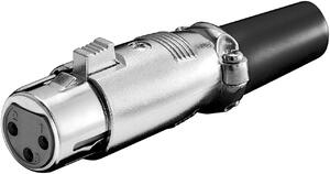 Mikrofonplugg XLR hona