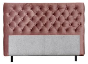 OPERA 160 Sänggavel Sammet Rosa