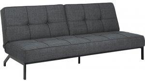 Perugia bäddsoffa - Grå/matt svart