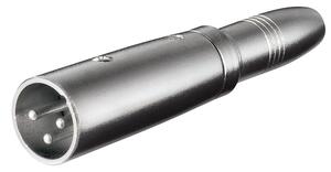 Ljudadapter XLR hane till 6,35 mm hona