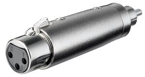 Ljudadapter RCA hane till XLR hona