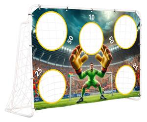 Fotbollsträningsmål med Target Sheet 180x122 cm MultiGarden