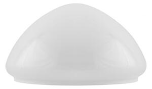 Karlskrona Lampfabrik Bordsskärm-Ampelglas 235mm vit toppig