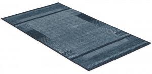 Trendy blå - matta med gummibaksida