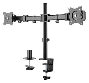 DELTACO Office, Dual desk, 13"-27", 8kg, 75x75-100x100