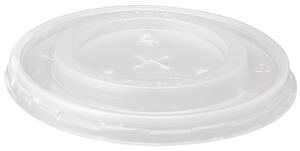 PULSIVA Lock till pappmuggar; 7.6 cm (Ø); Transparent; 100 Styck / Förpackning