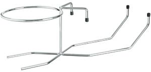 PULSIVA Hinkhållare för bord Peros; 18.5x14.5 cm (ØxH); Silverfärg