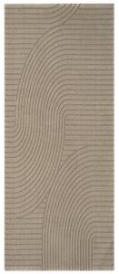 Bella Spin Mörkbeige 80x300 cm Wiltonmatta