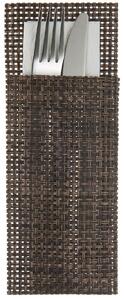 PULSIVA Bestick- och servettficka Samoa; 24x9 cm (LxB); Brons; 6 Styck / Förpackning