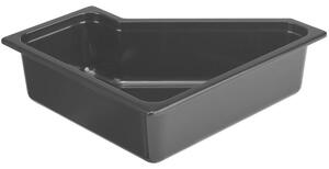 VEGA Bricka Melamin GN 3/6; Storlek GN 3/6, 35.3x32.5x10 cm (LxBxD); Svart