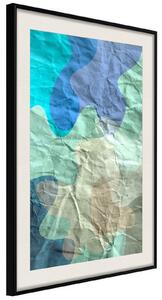 Inramad Poster / Tavla - Colour Your Own Mandala III - 40x60 Svart ram