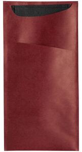 GARCIA DE POU Bestick- och servettficka Besta; 11.2x22.5 cm (BxL); Vinröd; 100 Styck / Förpackning