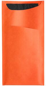 GARCIA DE POU Bestick- och servettficka Besta; 11.2x22.5 cm (BxL); Orange; 100 Styck / Förpackning