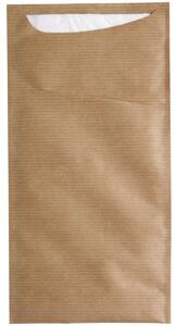GARCIA DE POU Bestick- och servettficka Besta; 11.2x22.5 cm (BxL); Natur; 100 Styck / Förpackning
