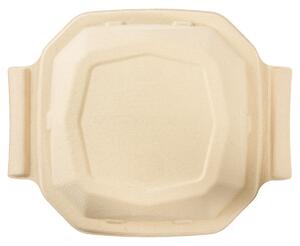 DUNI Lock till matform sockerrör Eco V; 29x23.3x4.2 cm (LxBxH); Brun; Kvadratisk; 50 Styck / Förpackning