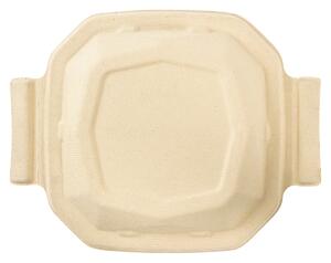 DUNI Lock till matform sockerrör Eco V; 24.4x19.2x3.2 cm (LxBxH); Brun; Kvadratisk; 50 Styck / Förpackning
