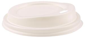 NATUREStar Lock CPLA till engångsmugg; 8 cm (Ø); Vit; 50 Styck / Förpackning
