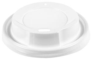 WIMEX Lock till To Go Café Lungo, Café Melange, take Away 20 cl; 8x1.8 cm (ØxH); Vit; 100 Styck / Förpackning