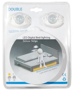 2 LED-slingor med Rörelsesensorer Varmt Vitt Ljus 120 cm Beliani